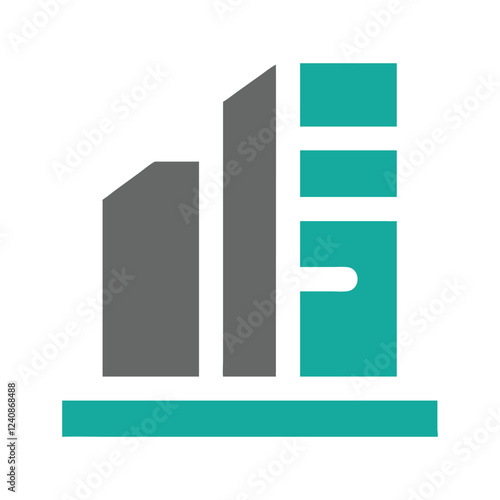 Commercial real estate building logo design