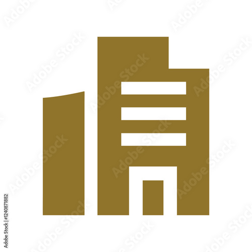 Commercial real estate building logo design