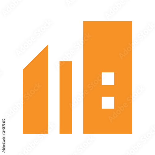 Commercial real estate building logo design