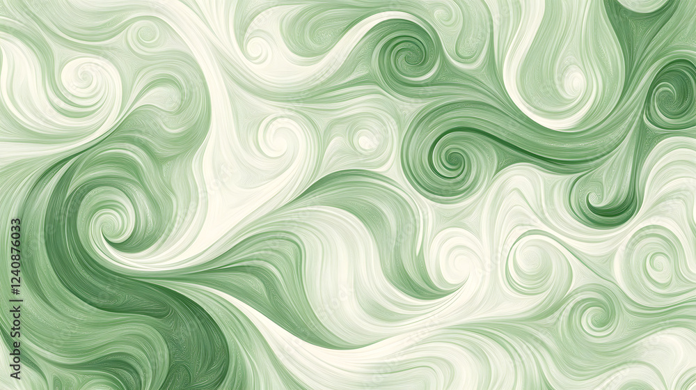 A pastel green organic swirl pattern with flowing curves and gentle gradients. A pastel green organic swirl pattern with flowing curves and gentle gradients.