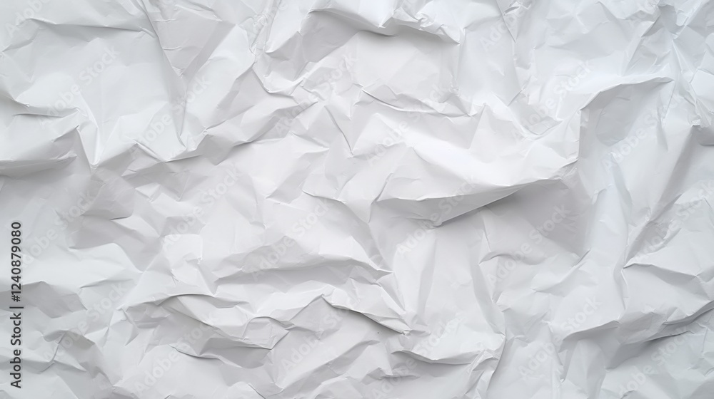 Crumpled White Paper Texture Background Ideal for Creative Design Projects and Abstract Art Representations in Various Visual Mediums Crumpled White Paper Texture Background Ideal for Creative Design Projects and Abstract Art Representations in Various Visual Mediums
