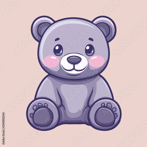 teddy bear clipart vector illustration