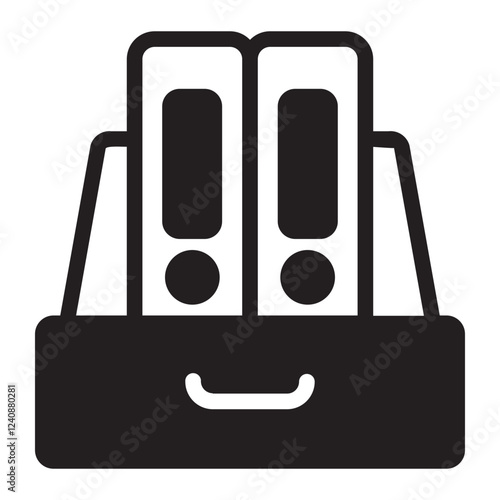 Drawer  glyph icon