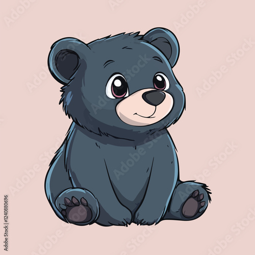teddy bear clipart vector illustration