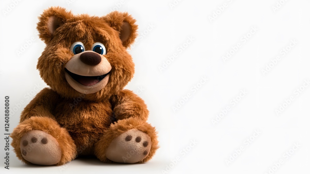 Obraz premium 3D bear cartoon clean clear