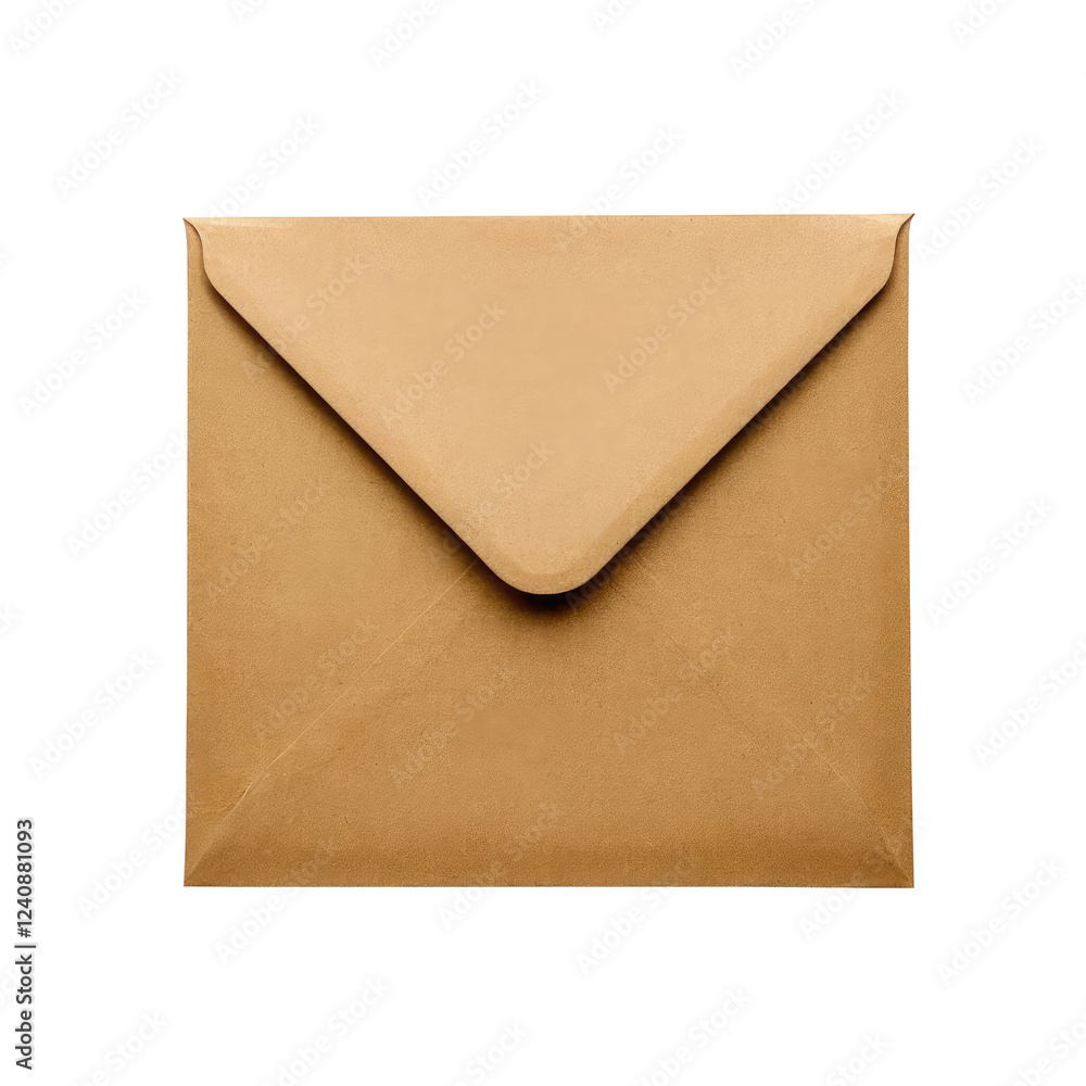 brown paper envelope on isolated on transparent background. craft empty envelope in png format brown paper envelope on isolated on transparent background. craft empty envelope in png format