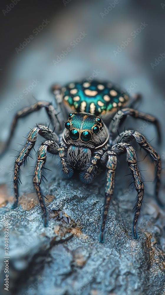HD Phone Wallpaper Vibrant Peacock Spider Close Up Striking Blue Green Jewel toned Arachnid on Rock HD Phone Wallpaper Vibrant Peacock Spider Close Up Striking Blue Green Jewel toned Arachnid on Rock