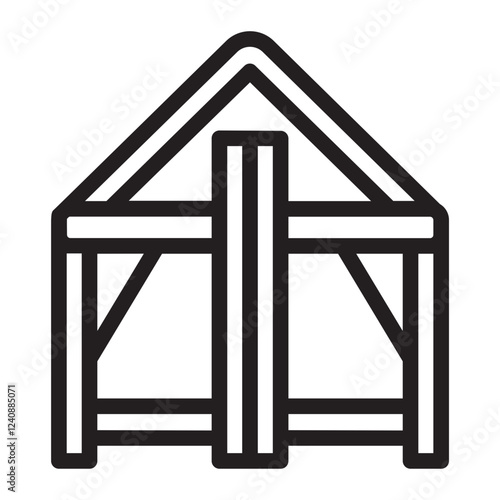 Structure line icon