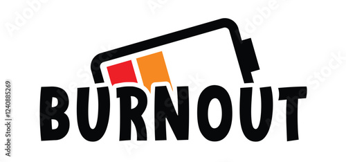 Burnout.Life energy. Full or low battery. Having problems on work, emotional stress, unhappy, psychology pressure, difficult life or in job. Stressed, overloaded or overworked concept. mental sick.
