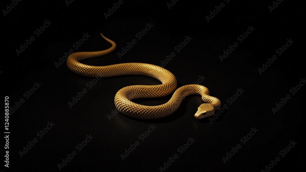 Obraz premium Golden Snake