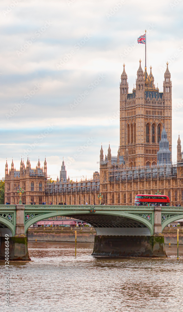 Naklejka premium Palace of Westminster in London