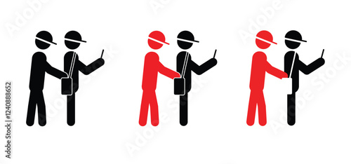 warning, beware of pickpocket. Caution, stop pick pockets awareness. Beware thief steals money, purse, wallet or valuables in your bag. Robbery, thief and crime icon. Anti theft and hand concept