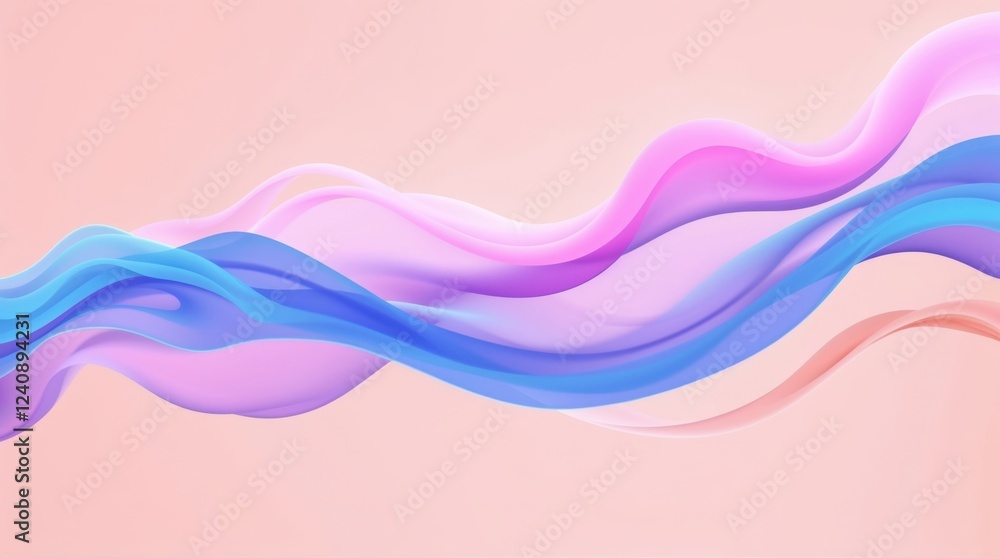 An abstract background featuring smooth flowing gradients An abstract background featuring smooth flowing gradients