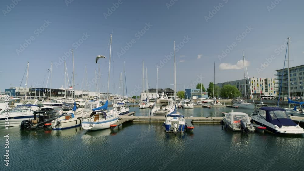Marina in Tallinn, Estonia Marina in Tallinn, Estonia