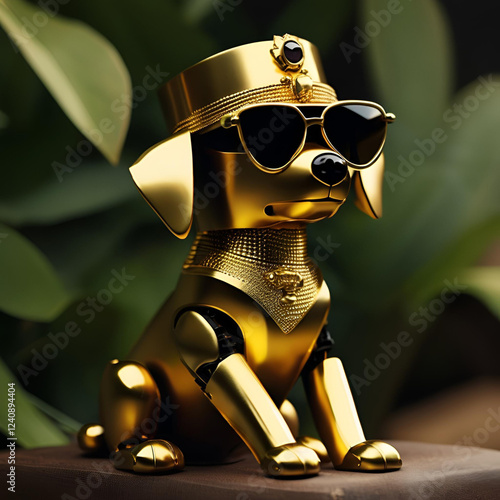3d soldier with gold gun