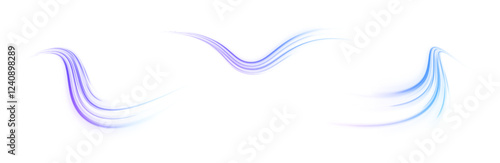 Colorful Light Trails, Long Time Exposure Motion Blur Effect. Abstract fire flare trace lens flares acceleration speed motion on night road. Acceleration speed motion on night road.