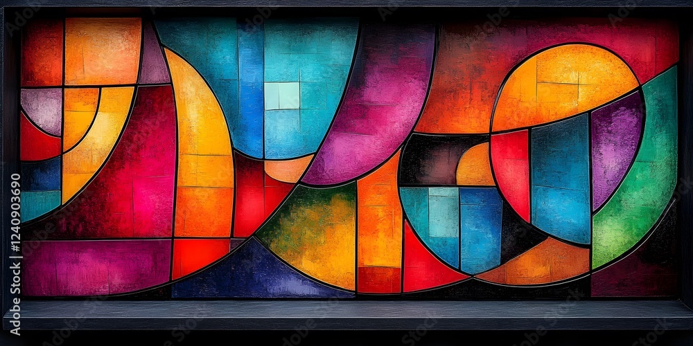 Fototapeta premium stained glass window