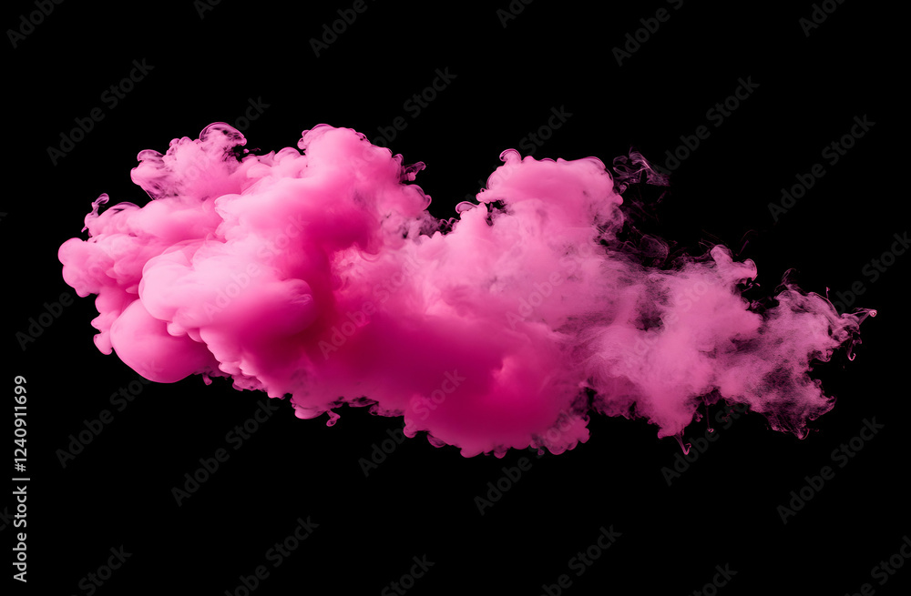 Pink smoke, a pink-colored smoke cloud, pink liquid ink, and pink liquid paint. Pink smoke, a pink-colored smoke cloud, pink liquid ink, and pink liquid paint.