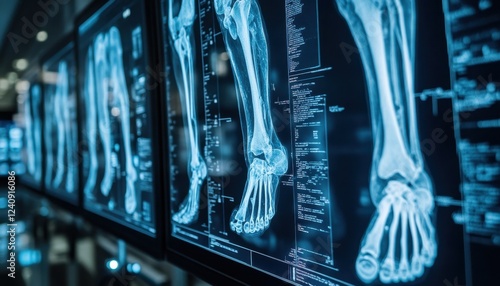 Advanced Digital Radiology Display Highlighting Musculoskeletal Inflammation in X-ray Images, Clinical Applications of Enhanced Digital Imaging for Accurate Diagnosis and Treatment Planning of Bone