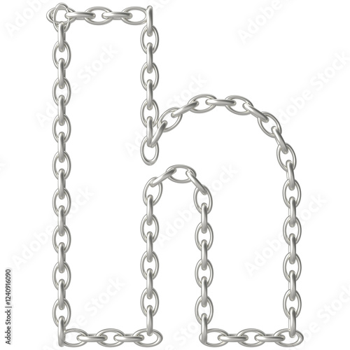 Wallpaper Mural Small h Alphabet letters type of barbed wire Torontodigital.ca