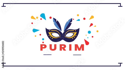 Purim Festival Celebration Mask Design