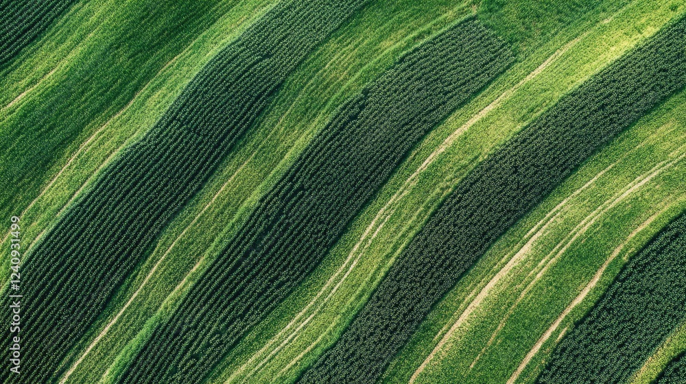 Naklejka premium AI-driven smart farming technology monitoring crops with sensors and automated drone analytics.