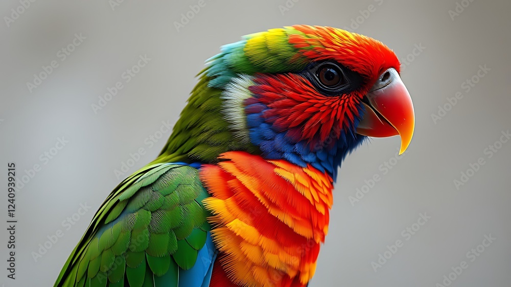 Fototapeta premium colorful bird illustration