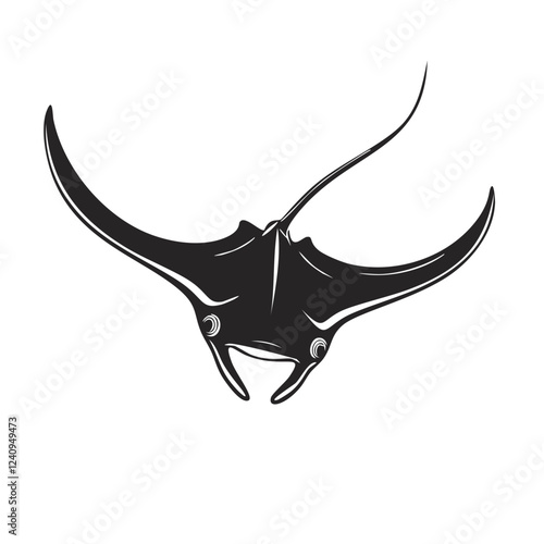 manta ray silhouette