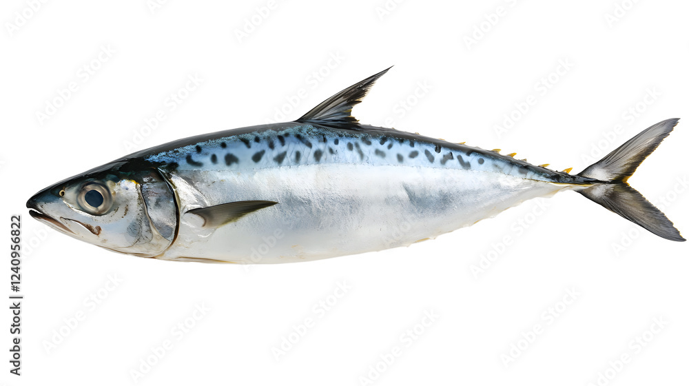 a single sardine with silvery scales and a fresh look against an isolated white background
a single sardine with silvery scales and a fresh look against an isolated white background