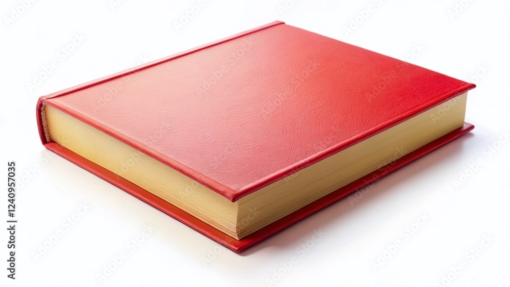 Blank Hardcover Book Mockup Isolated on White Background - Perfect for Book Cover Design Blank Hardcover Book Mockup Isolated on White Background - Perfect for Book Cover Design