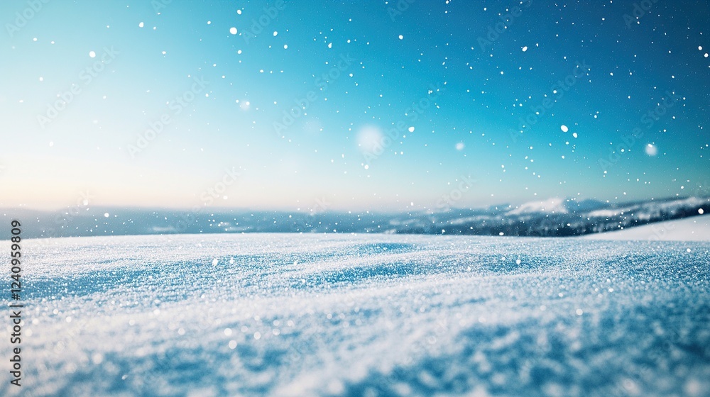Snowy Expanse: A Serene Winter Landscape Snowy Expanse: A Serene Winter Landscape