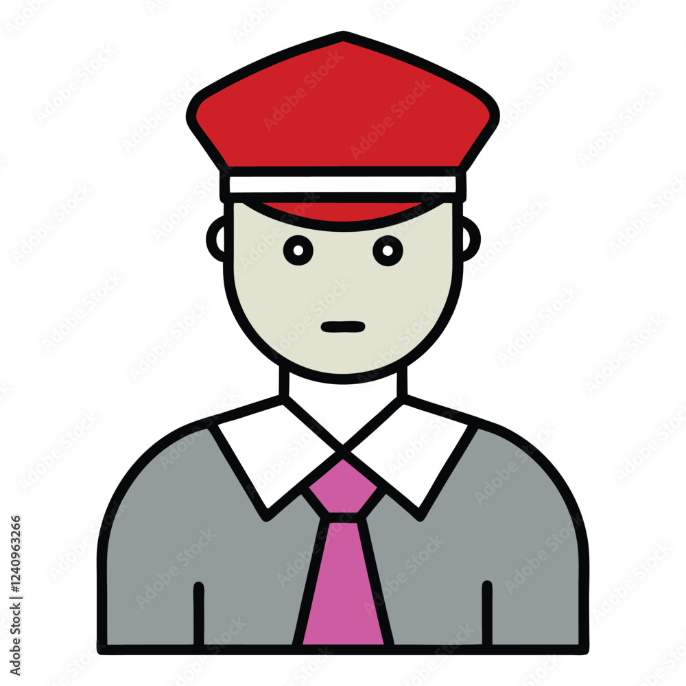 Police Officer Line Art Vector Professional Security and Safety Illustration Police Officer Line Art Vector Professional Security and Safety Illustration
