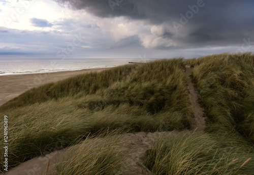 Path Through the Dunes at Slettestrand