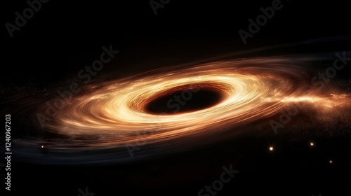 Black Hole Warping Spacetime photo