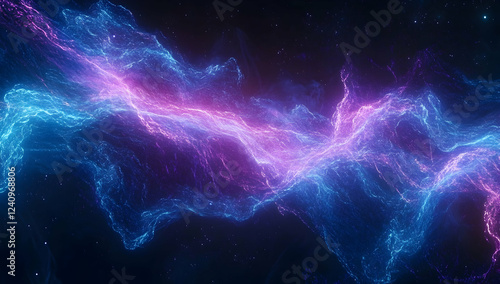 abstract blue background with space
