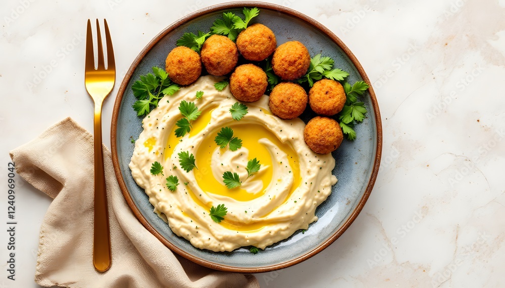 Delicious Hummus with Crispy Falafel Recipe Delicious Hummus with Crispy Falafel Recipe