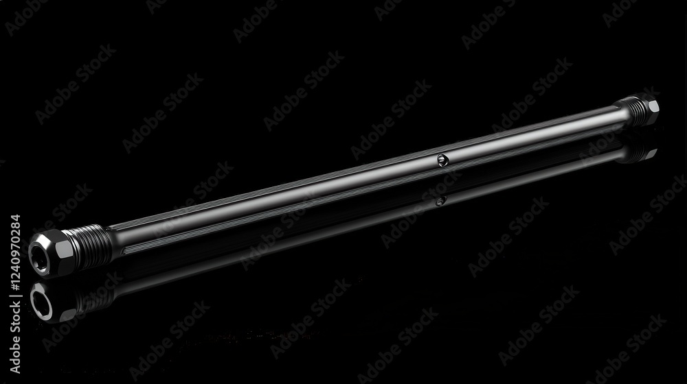Simple Black Design Bar for Various Applications Against a Black Background Simple Black Design Bar for Various Applications Against a Black Background