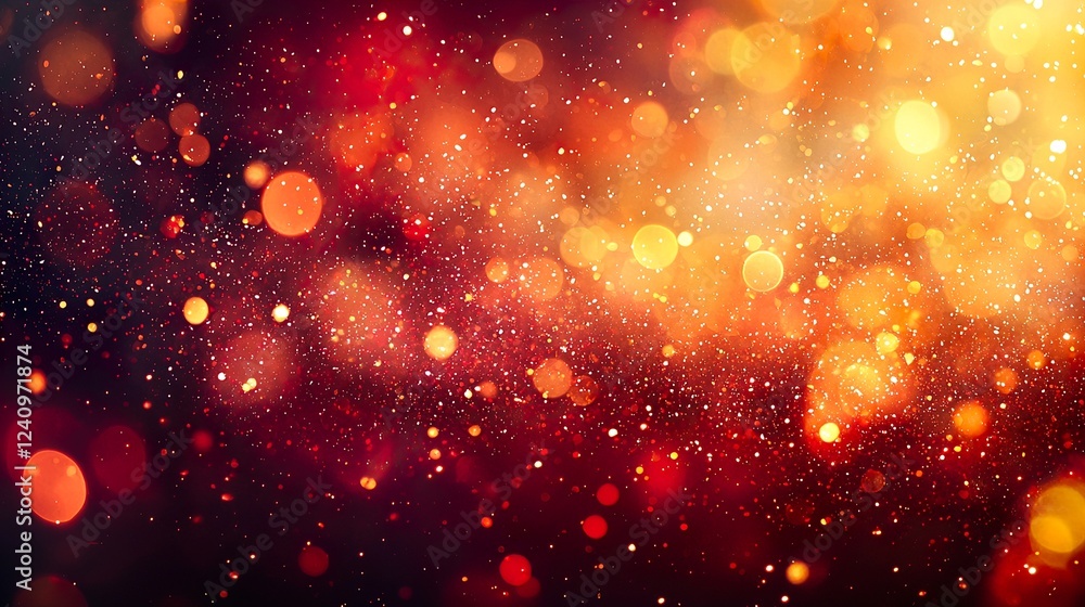 Fototapeta premium Vibrant Red and Orange Abstract Background