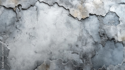  Abstract Mountain Horizon: A Blend of Mist and Earth