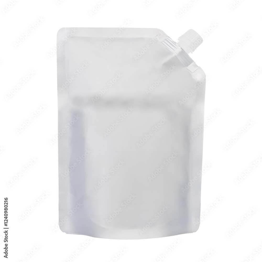 Silver Stand Up Pouch with Spout Silver Stand Up Pouch with Spout