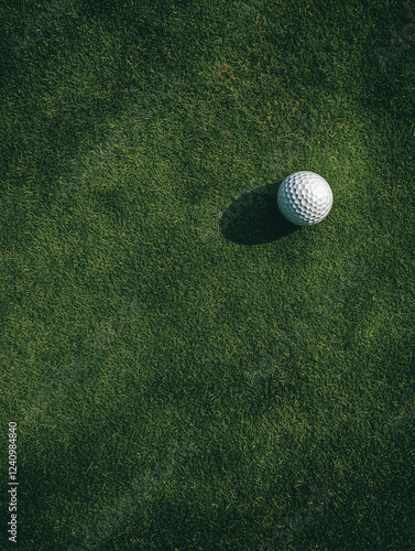 golf ball on green grass