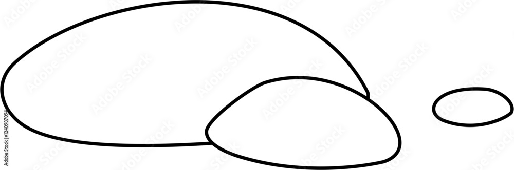 Obraz premium Rock Outline Coloring
