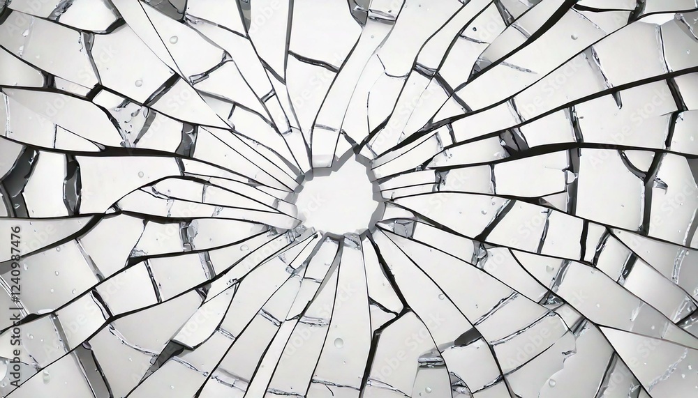 Obraz premium ガラス ひび割れ テクスチャ