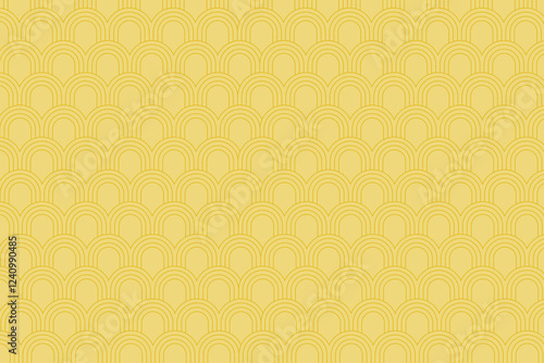 Gold seamless pattern japanese style  Gold background