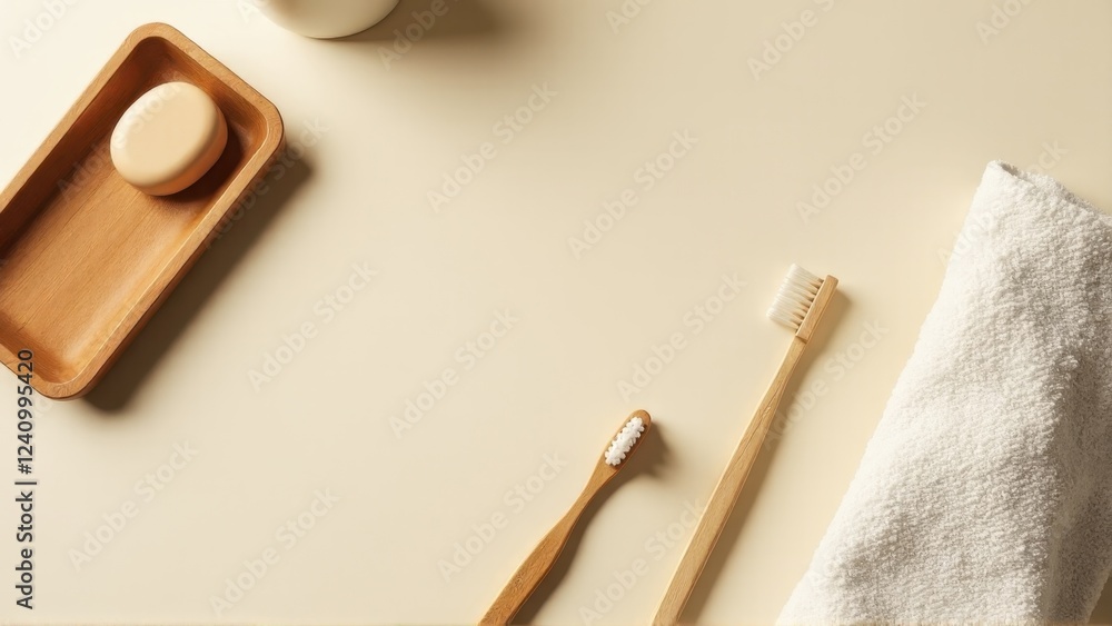 Minimalist Bathroom Essentials: Bamboo Toothbrushes and Soft Towels Minimalist Bathroom Essentials: Bamboo Toothbrushes and Soft Towels