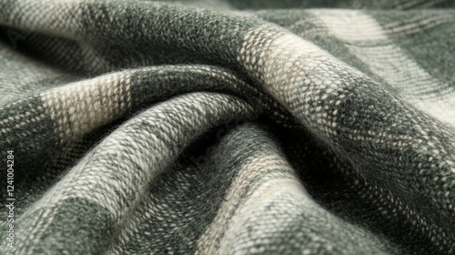 Wallpaper Mural Soft woolen fabric with a plaid pattern Torontodigital.ca