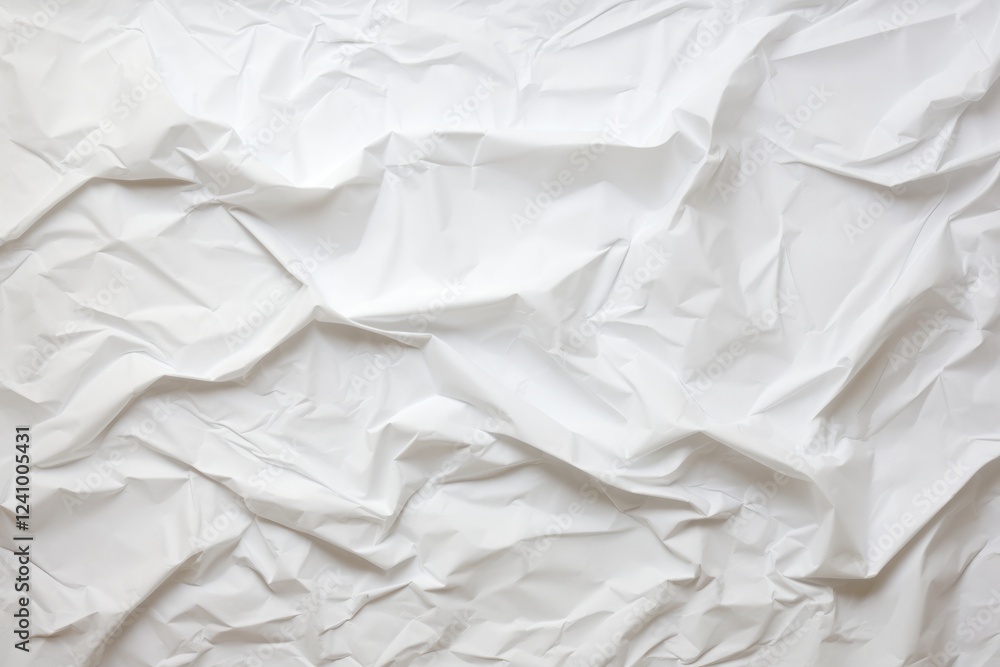 Crumpled Paper Poster on White Billboard Texture Background. Abstract Art with Copy Space for Text Crumpled Paper Poster on White Billboard Texture Background. Abstract Art with Copy Space for Text