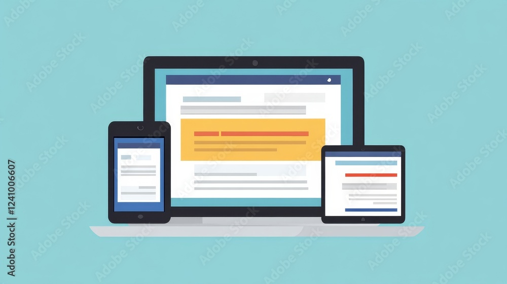 Online Banking On Mobile Phone And Laptop. Digital Ecommerce, Online Banking On Mobile Phone And Laptop. Digital Ecommerce,