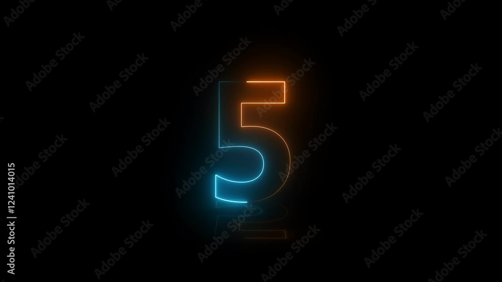 Beautiful neon number countdown.10 seconds countdown timer animation, 10 to 0 counting down seconds neon number. opening event Beautiful neon number countdown.10 seconds countdown timer animation, 10 to 0 counting down seconds neon number. opening event