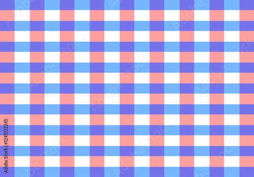 Fondo de mantel de color blanco, rosa y  azul